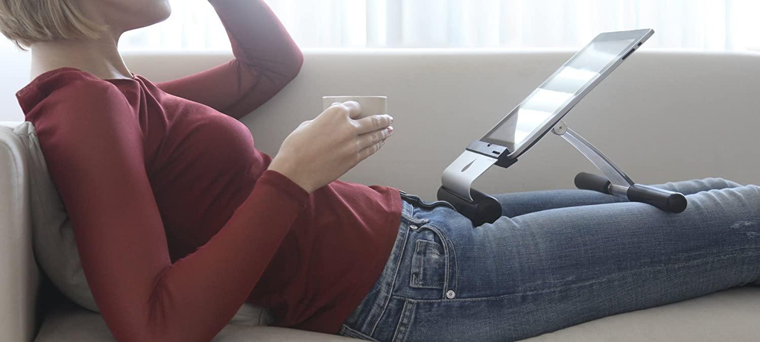 Rain Design iRest Lap Stand for iPad - Silver - Tashqila Rain Design iRest Lap Stand for iPad - Silver - Tashqila